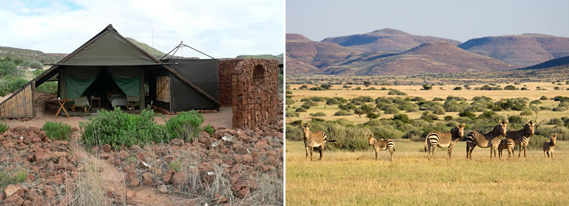 ETENDEKA MOUNTAIN CAMP : NAMIBIA